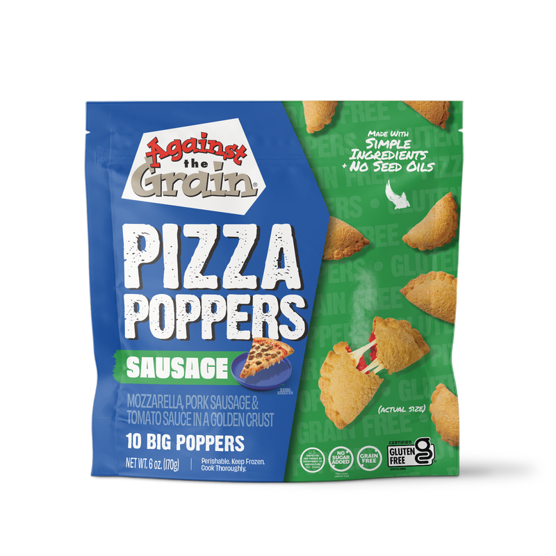 Sausage Pizza Poppers – Against The Grain